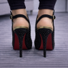 6311 حذاء نسائي ستراس - black