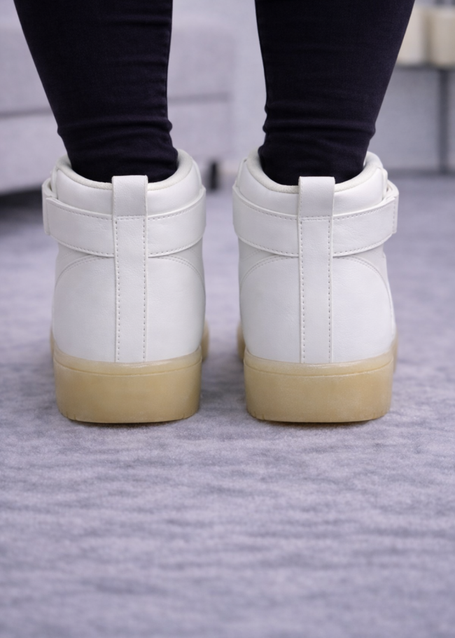 6314 حذاء نسائي رياضي - ابيض