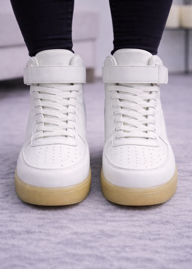 6314 حذاء نسائي رياضي - ابيض