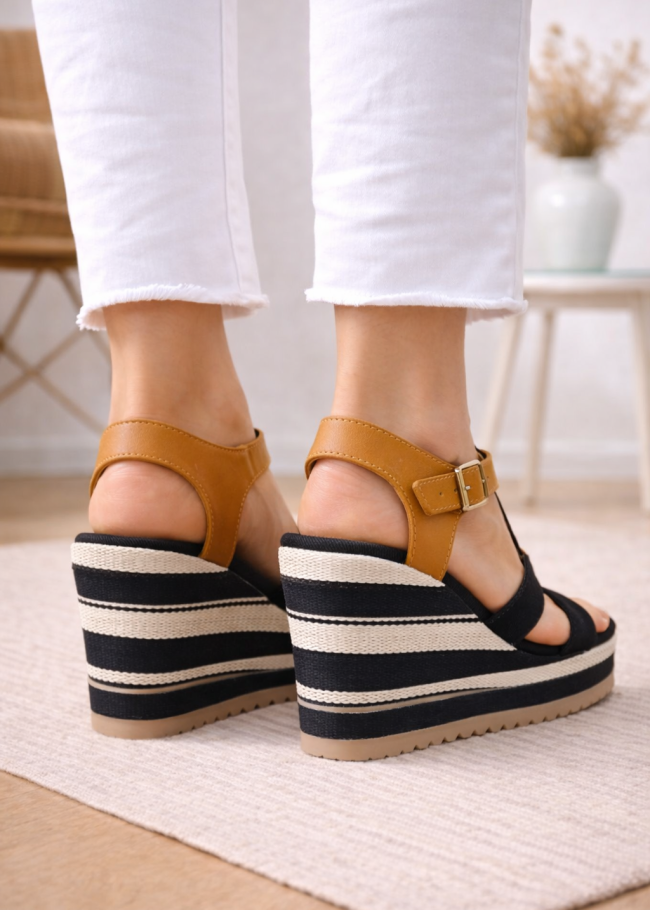 6315 حذاء نسائي صيفي - اسود