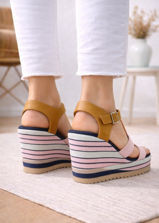 6315 حذاء نسائي صيفي - pink