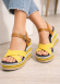 6315 حذاء نسائي صيفي - Gelb