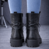 6319 بوط نسائي جلد - black