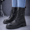 6319 بوط نسائي جلد - black