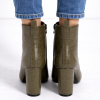 6321 حذاء نسائي محجر - Khaki