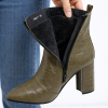 6321 حذاء نسائي محجر - Khaki
