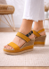 6322 حذاء نسائي صيفي - yellow