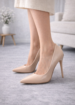 Classic Patent Stiletto Pumps 6301 - black