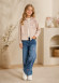 3543 طقم بناتي ناعورة - Rosa