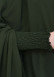 Muslim Dresses For Women ,Abayas Prayer Islamic Clothes Long dress Hijab Bonnet 2Pieces Sleeve Hijab Sheet 822 Haki