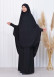 ISLAMIC WEARING Hijab 2Pieces Madine LIGRA Sleeve 822 Siyah