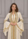 قفطان مغربي قطعتين كلفة ذهبي 4117 - سكري