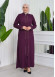 Anne Taşlı Ferace 624 Lila