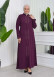 Anne Taşlı Ferace 624 Lila