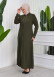 Big Size Women's Abaya 624 Haki