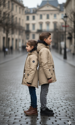 Kids' Linen Jacket 5141 - beige