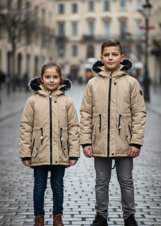 5141 جاكيت برشوت  - بيج