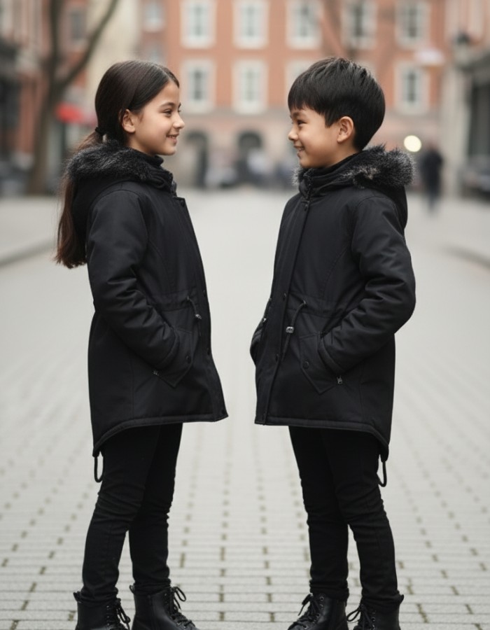 5141 جاكيت برشوت  - black
