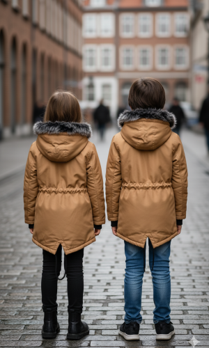 Kids' Linen Jacket 5141 - brown