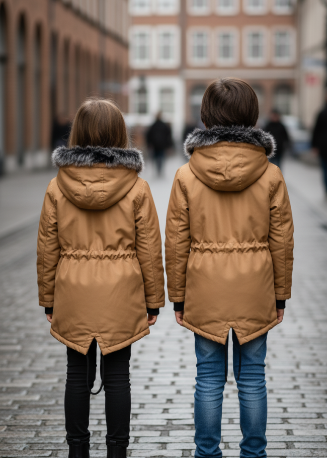 5141 جاكيت برشوت  - بني