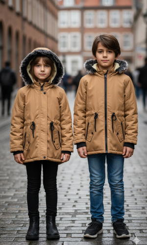 Kids' Linen Jacket 5141 - brown