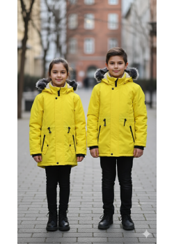 جاكيت كتان للأطفال 5141 - فسفوري