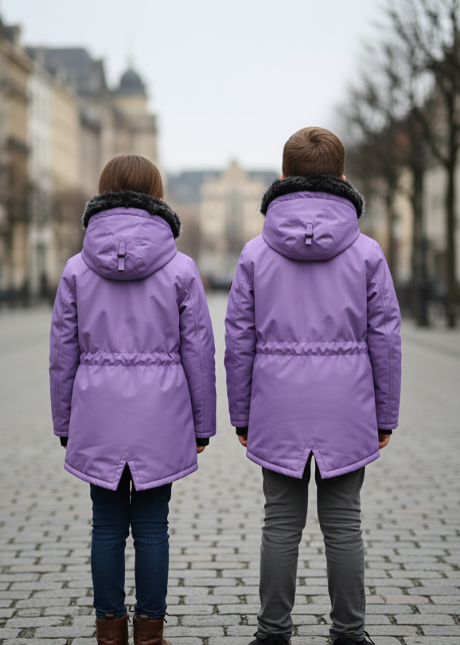 5141 جاكيت برشوت  - موف