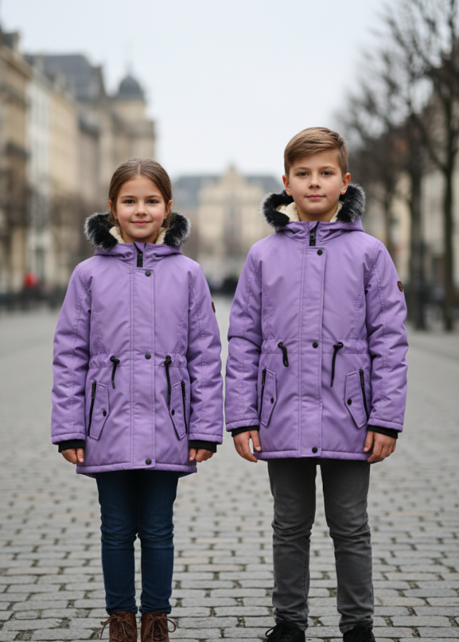 5141 جاكيت برشوت  - موف