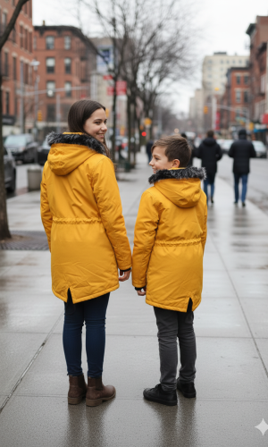 Kids' Linen Jacket 5141 - yellow