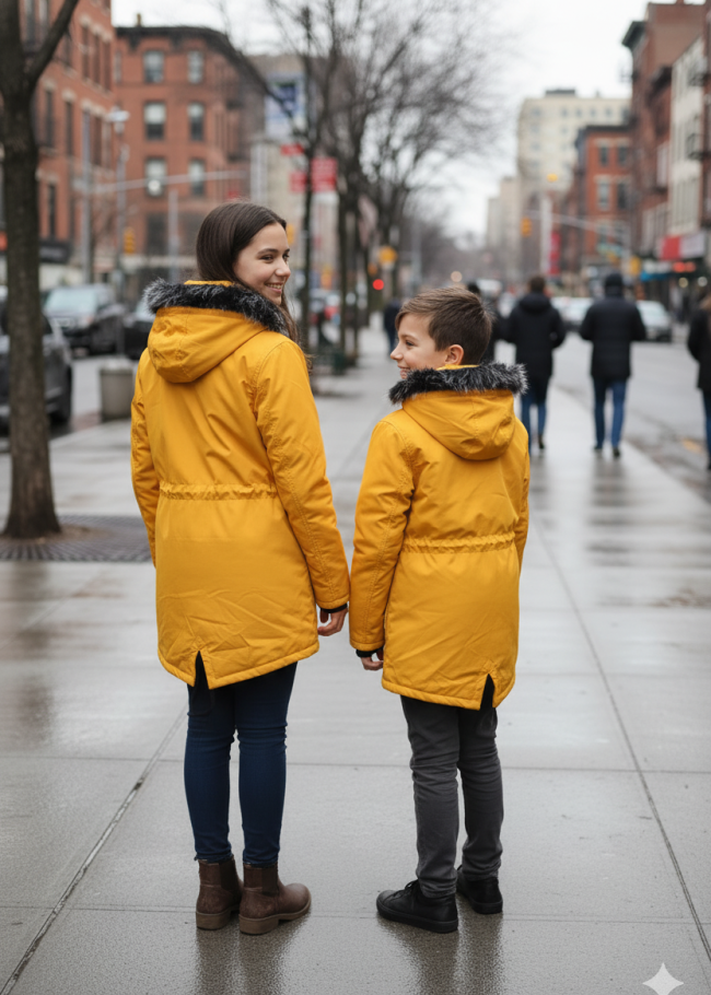 5141 جاكيت برشوت  - اصفر