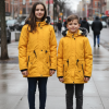 5141 جاكيت برشوت  - اصفر