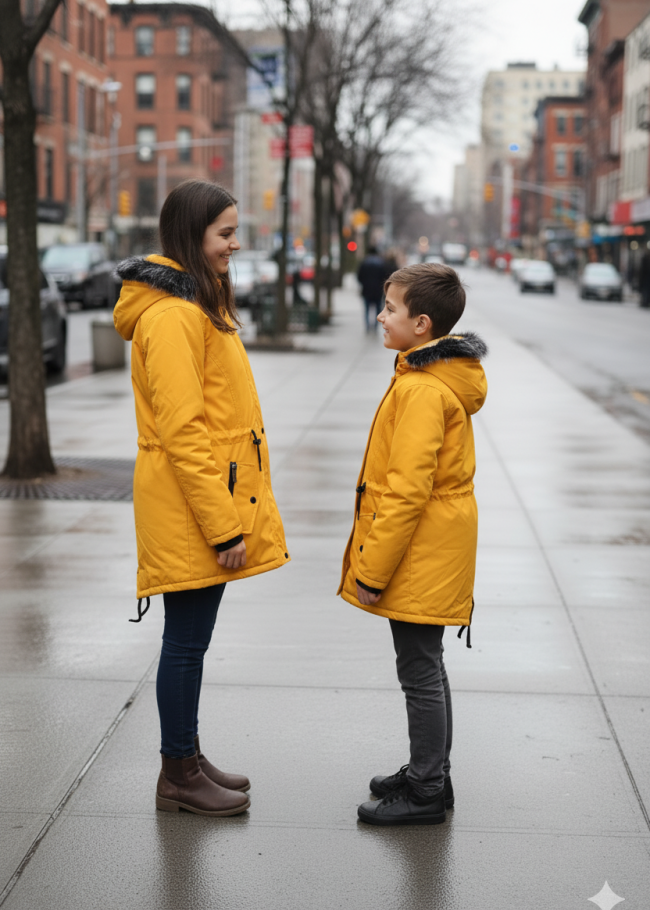 5141 جاكيت برشوت  - اصفر