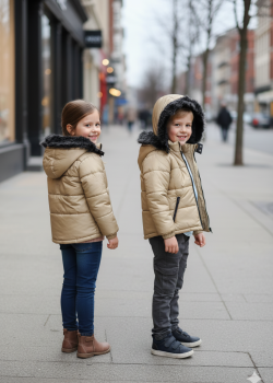 5146 جاكيت ديكرون مطري - بيج