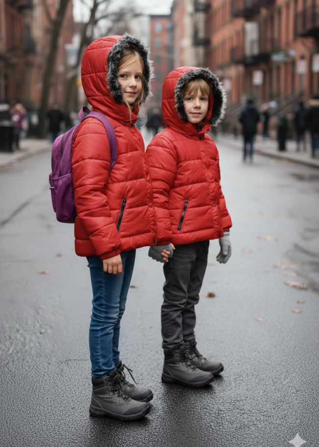 5146 جاكيت ديكرون مطري - احمر