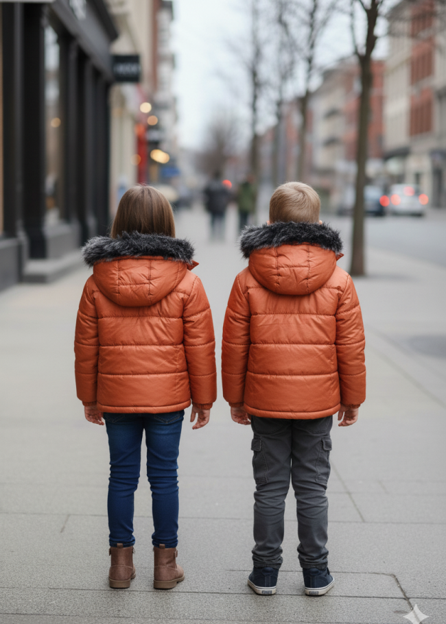 5146 جاكيت ديكرون مطري - قرميدي