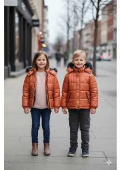 5146 جاكيت ديكرون مطري - قرميدي