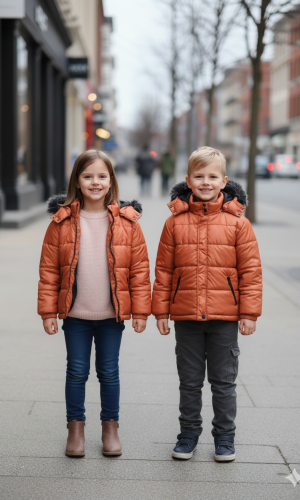 5146 جاكيت ديكرون مطري - قرميدي