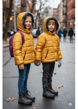 5146 جاكيت ديكرون مطري - اصفر