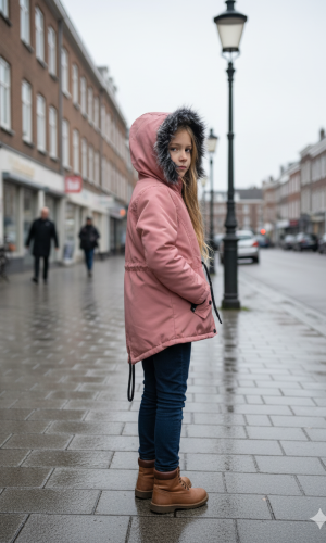 Kids' Linen Jacket 5141 - pink