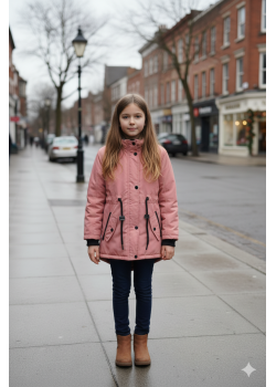 جاكيت كتان للأطفال 5141  - زهر