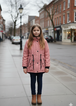 جاكيت كتان للأطفال 5141  - زهر