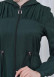 Muslim Hijab Abaya Dress 610 Yeşil