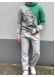 Çocuk Kışlık Polar Pijama Takımı - 3104 - Yeşil