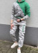 Çocuk Kışlık Polar Pijama Takımı - 3104 - Yeşil