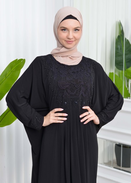 green emerald velvet dress Luxury Gold Lace Embroidered Mermaid Velvet Hijab Evening Dress