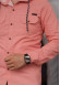 Düğmeli Keten Erkek Gömleği - Model 2400 - Pembe