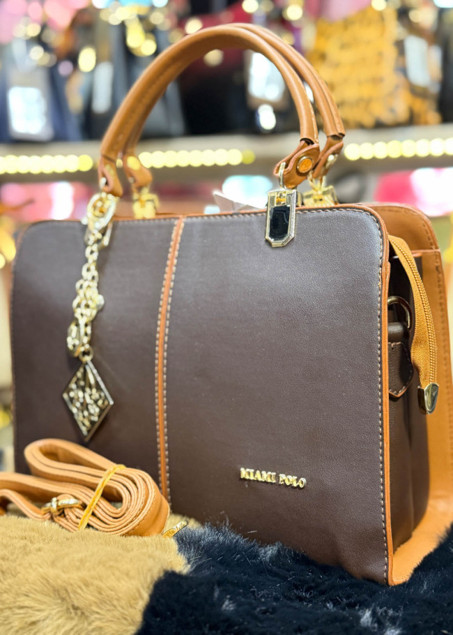 Luxury Womens Handbag - Code 960-2 - brown