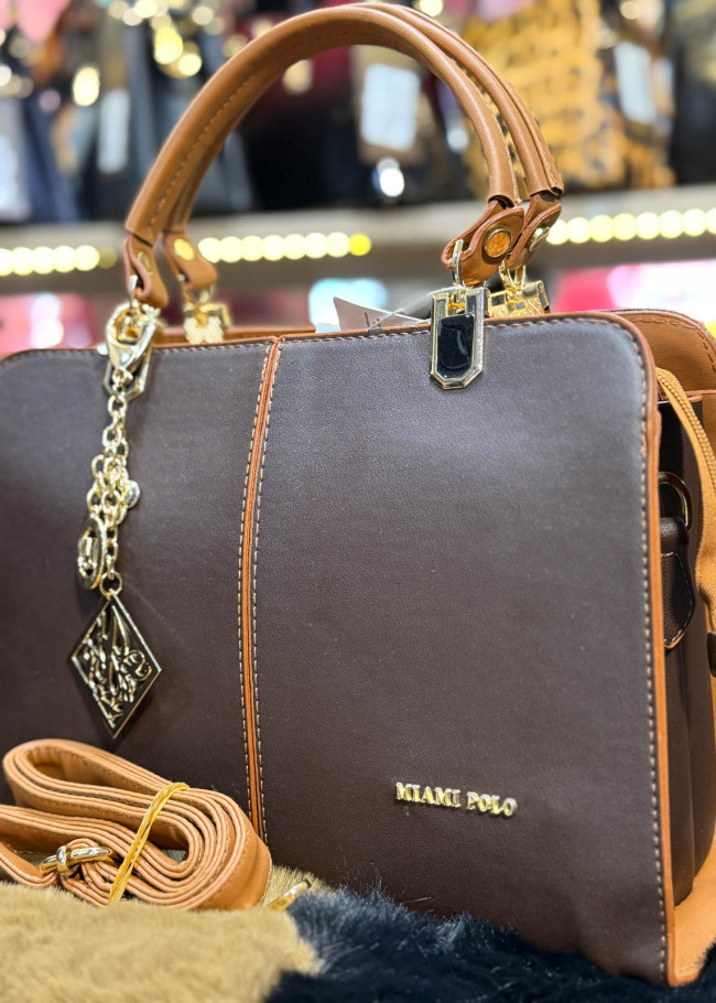 Luxury Womens Handbag - Code 960-2 - brown