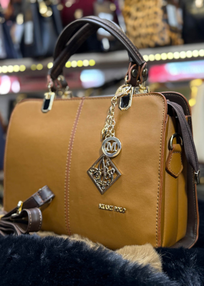 Luxury Womens Handbag - Code 960-2 - tan