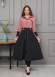 Modest Tow Colored Linen Trench Coat 1223 - pink